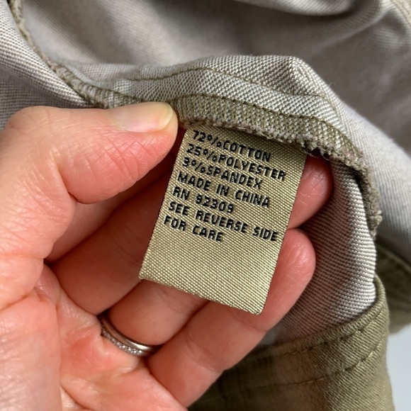 DG2 Diane Gilman Taupe Denim Stretch Jacket Small S - Picture 5 of 7
